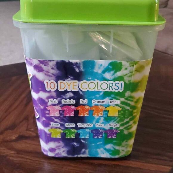 NEW CREATE BASICS TYE DYE BLOCK PARTY KIT - Picture 2 of 5